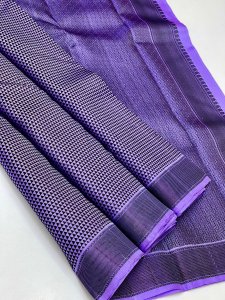 Royal Purple Bridal Soft Silk Saree