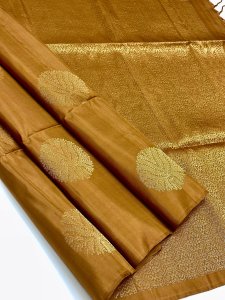 Antique Gold Soft Silk Saree