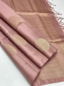 Festive Orange Butta Saree