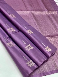Handloom Self Colour Soft Silk Saree
