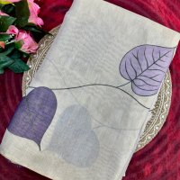 Premium Tissue Shine Saree – Purple
